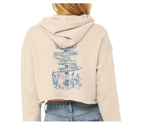 SDS Cropped Fleece Hoodie / 3 Colors