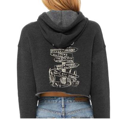 SDS Cropped Fleece Hoodie / 3 Colors
